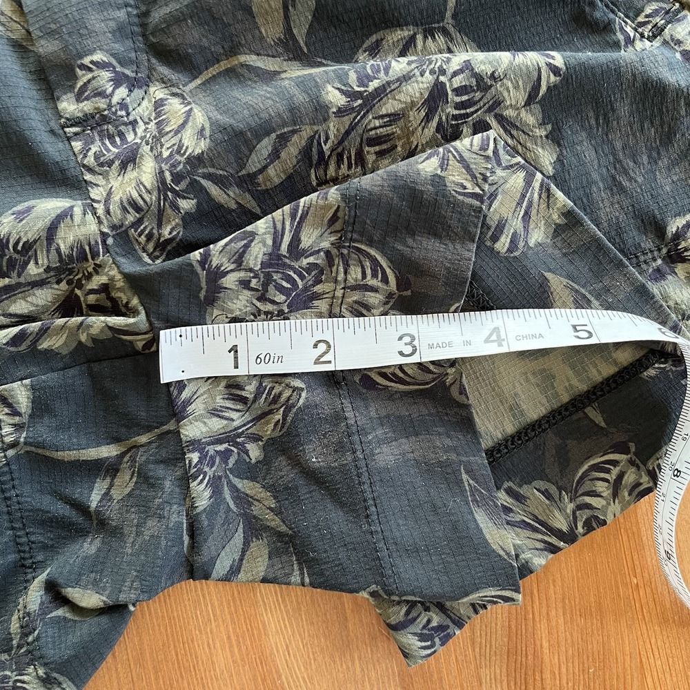 Athleta Trekkie North Printed Shorts Women's 4 Ripstop Stretch Waist Zip Pockets - Picture 15 of 16
